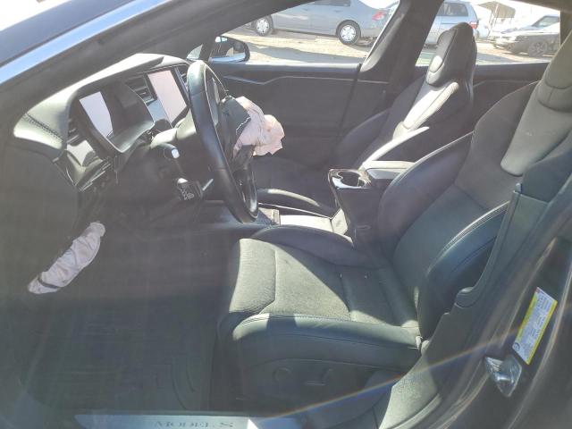 5YJSA1E24JF265741 - 2018 TESLA MODEL S SILVER photo 7