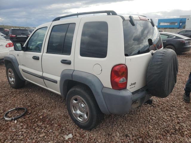 1J4GL48K04W238009 - 2004 JEEP LIBERTY SPORT WHITE photo 2