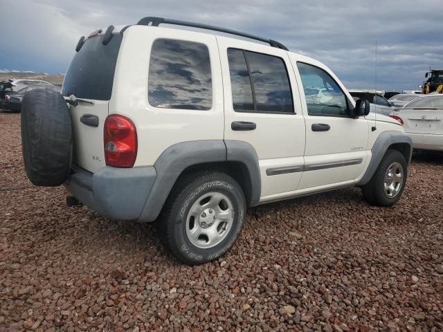 1J4GL48K04W238009 - 2004 JEEP LIBERTY SPORT WHITE photo 3