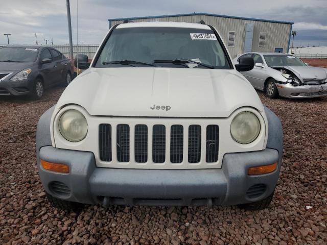 1J4GL48K04W238009 - 2004 JEEP LIBERTY SPORT WHITE photo 5