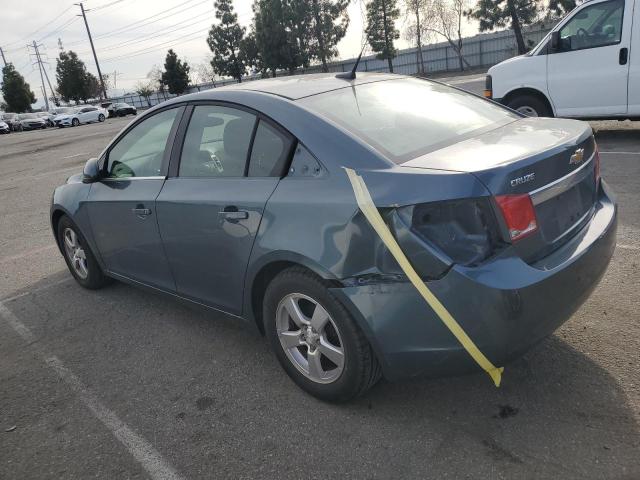 1G1PF5SC5C7320825 - 2012 CHEVROLET CRUZE LT BLUE photo 2