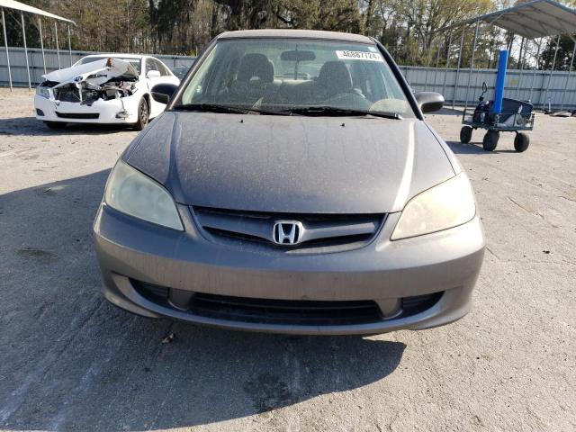 1HGES16305L002099 - 2005 HONDA CIVIC DX VP Boz foto 5