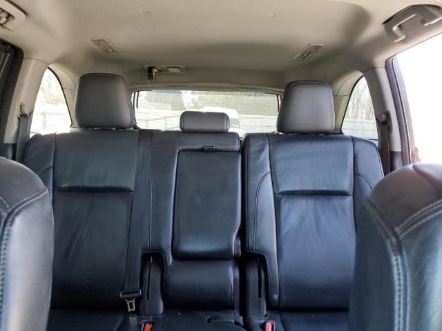 5TDJKRFH3ES044451 - 2014 TOYOTA HIGHLANDER XLE BLACK photo 10