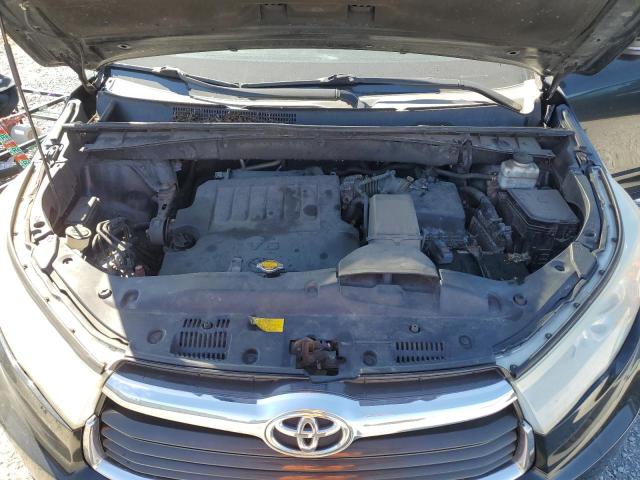 5TDJKRFH3ES044451 - 2014 TOYOTA HIGHLANDER XLE BLACK photo 12