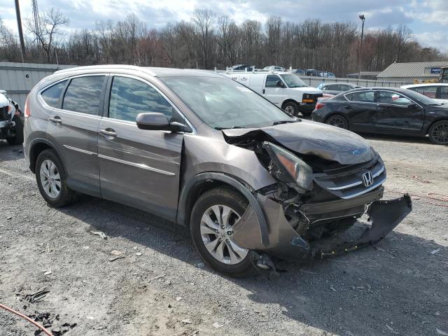 5J6RM4H74EL005450 - 2014 HONDA CR-V EXL GRAY photo 1