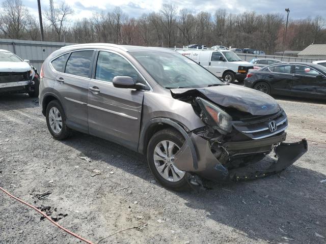 5J6RM4H74EL005450 - 2014 HONDA CR-V EXL GRAY photo 4