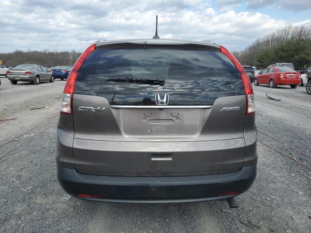 5J6RM4H74EL005450 - 2014 HONDA CR-V EXL GRAY photo 6