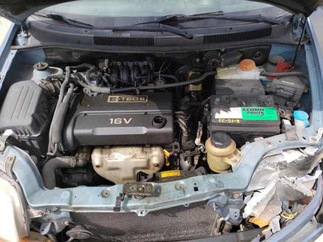 KL1TD66677B719168 - 2007 CHEVROLET AVEO BASE Mavi foto 11