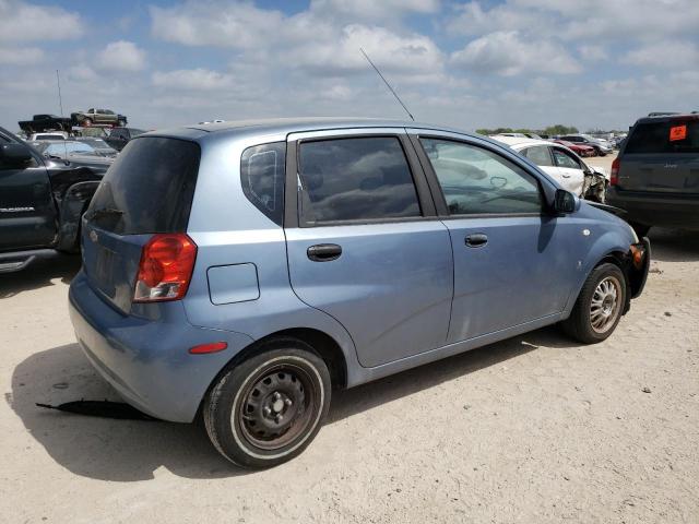 KL1TD66677B719168 - 2007 CHEVROLET AVEO BASE BLUE photo 3