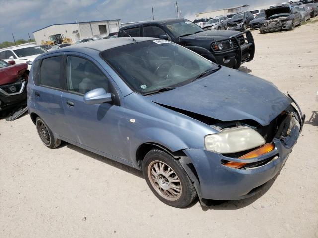 KL1TD66677B719168 - 2007 CHEVROLET AVEO BASE Mavi foto 4