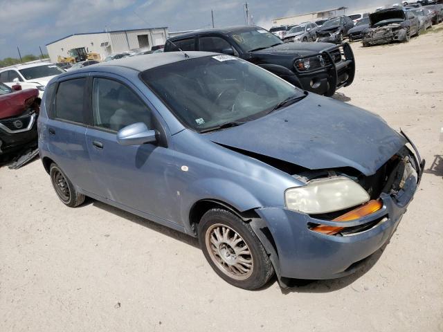 KL1TD66677B719168 - 2007 CHEVROLET AVEO BASE BLUE photo 4