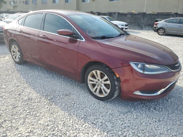 1C3CCCABXFN720184 - 2015 CHRYSLER 200 LIMITED BURGUNDY photo 4