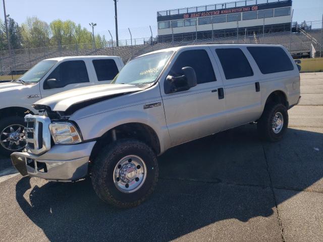 1FMNU41LX5EB36748 - 2005 FORD EXCURSION XLT SILVER photo 1