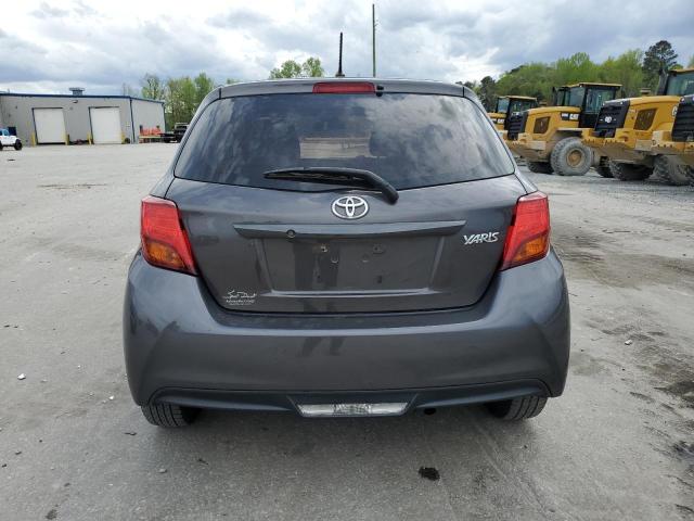 VNKKTUD32HA073265 - 2017 TOYOTA YARIS L GRAY photo 6