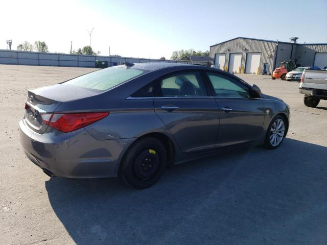 5NPEC4AC6DH651333 - 2013 HYUNDAI SONATA SE GRAY photo 3