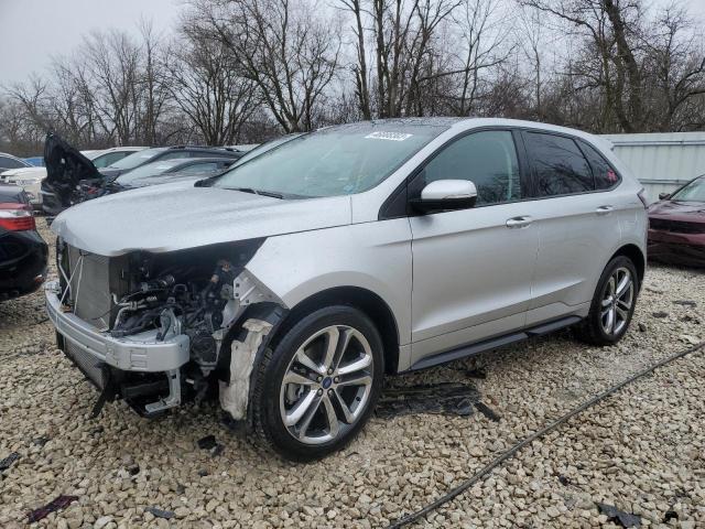 2FMPK4AP7GBB87303 - 2016 FORD EDGE SPORT SILVER photo 1