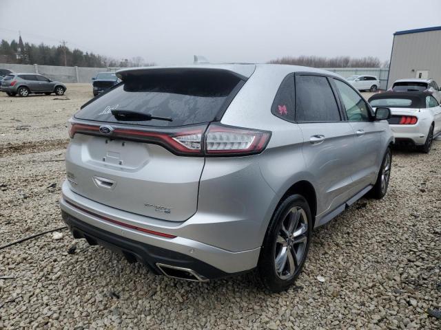 2FMPK4AP7GBB87303 - 2016 FORD EDGE SPORT SILVER photo 3