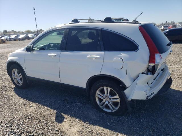 5J6RE4H75BL800192 - 2011 HONDA CR-V EXL WHITE photo 2