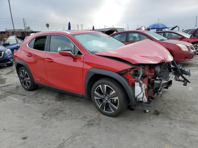 JTHU9JBHXK2019614 - 2019 LEXUS UX 250H RED photo 4