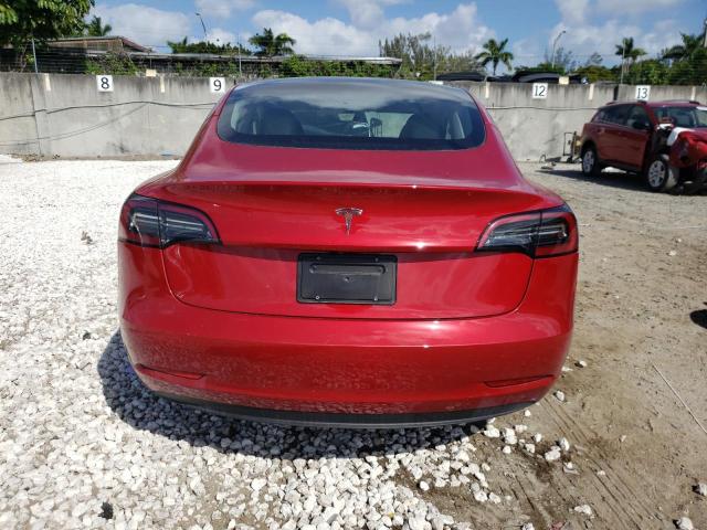 5YJ3E1EA2PF664690 - 2023 TESLA MODEL 3 RED photo 6