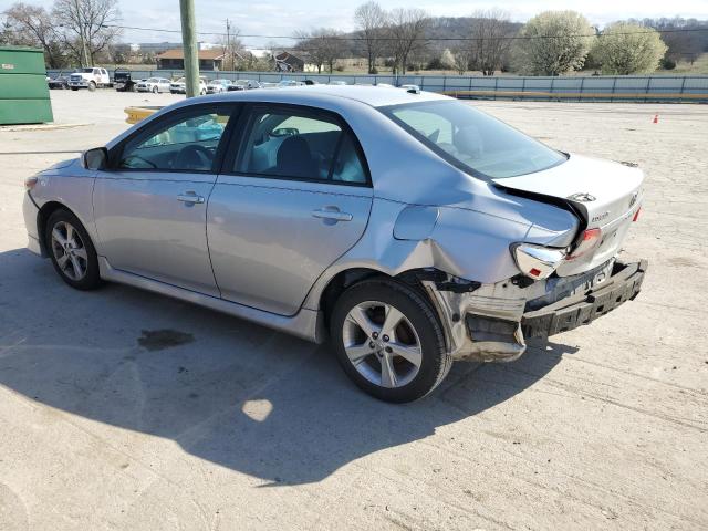 5YFBU4EE7CP044712 - 2012 TOYOTA COROLLA BASE SILVER photo 2