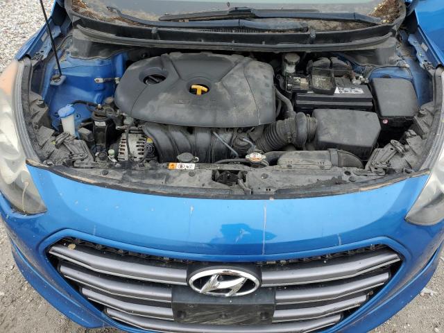 KMHD35LH4HU361917 - 2017 HYUNDAI ELANTRA GT BLUE photo 11