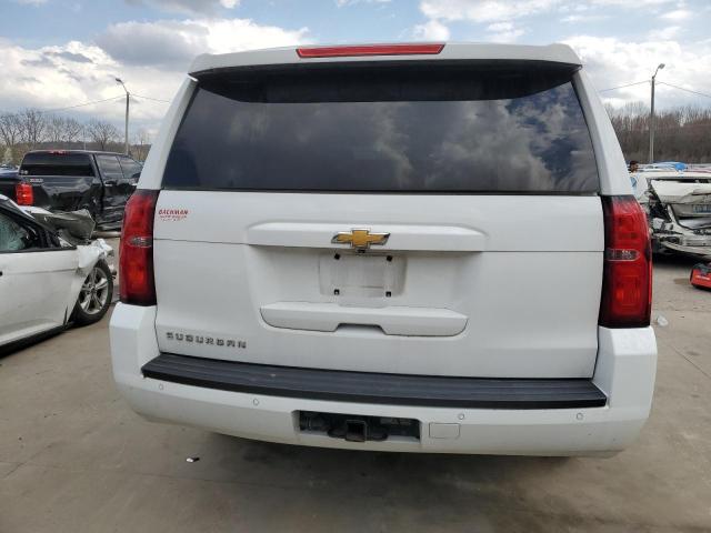 1GNSKJKC3FR178707 - 2015 CHEVROLET SUBURBAN K1500 LT WHITE photo 6