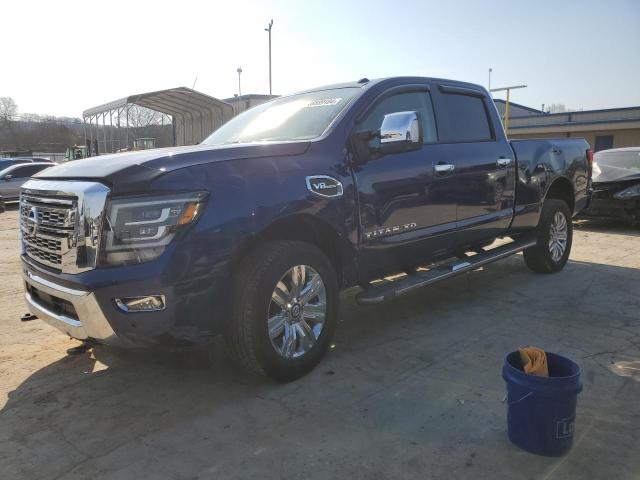 1N6AA1FBXLN505385 - 2020 NISSAN TITAN XD SV BLUE photo 1