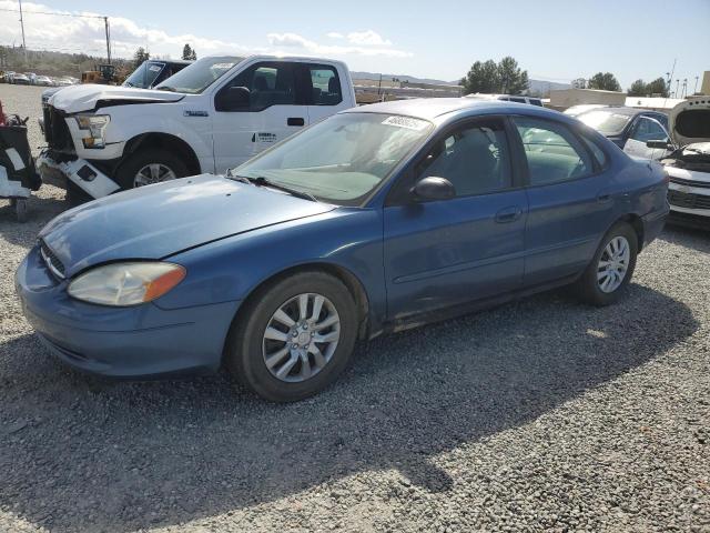 1FAFP52U72G191662 - 2002 FORD TAURUS LX BLUE photo 1