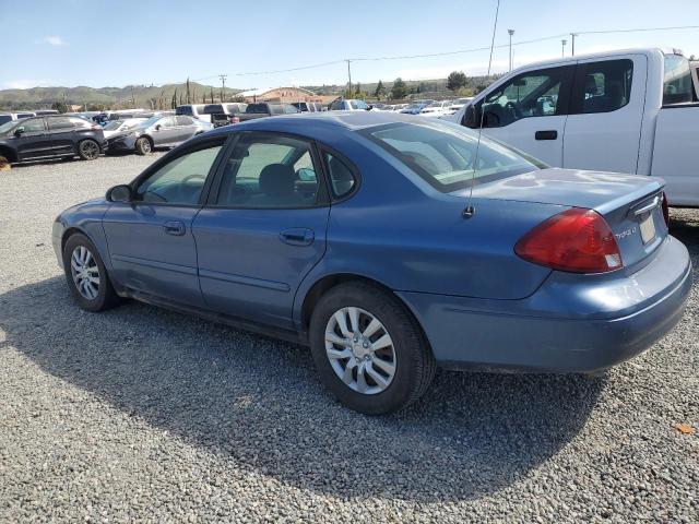 1FAFP52U72G191662 - 2002 FORD TAURUS LX BLUE photo 2