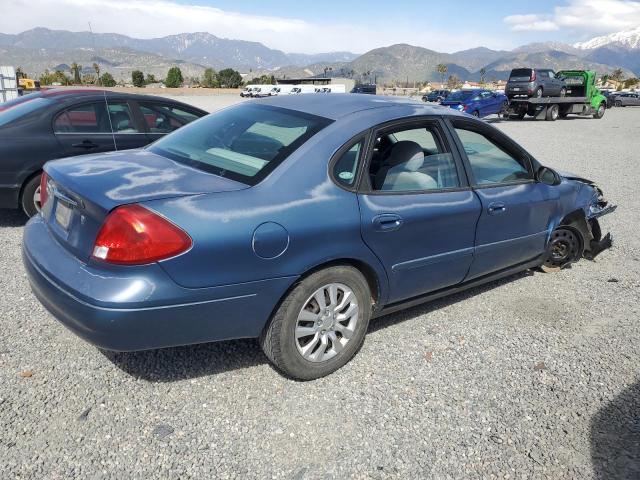 1FAFP52U72G191662 - 2002 FORD TAURUS LX BLUE photo 3