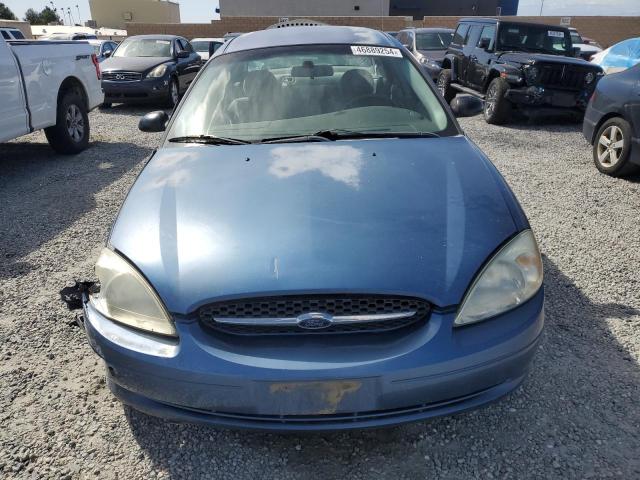 1FAFP52U72G191662 - 2002 FORD TAURUS LX BLUE photo 5