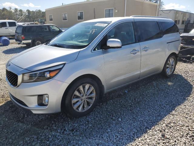 KNDMC5C1XF6044054 - 2015 KIA SEDONA EX SILVER photo 1