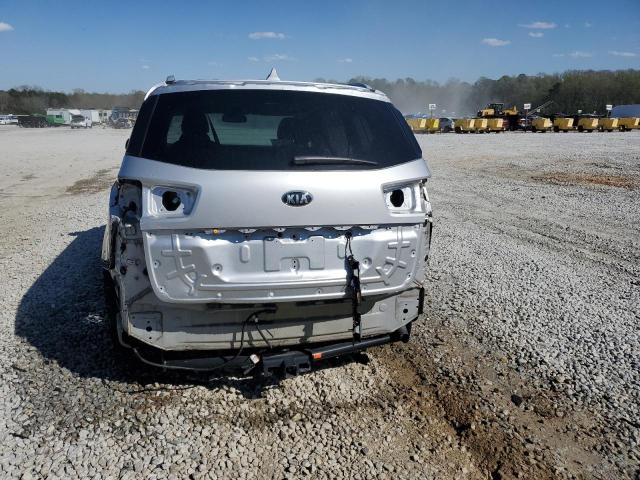 KNDMC5C1XF6044054 - 2015 KIA SEDONA EX SILVER photo 6