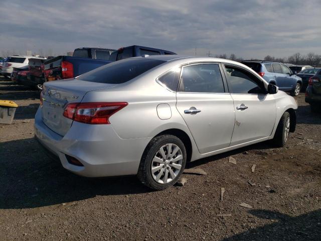 3N1AB7AP1HY309760 - 2017 NISSAN SENTRA S SILVER photo 3