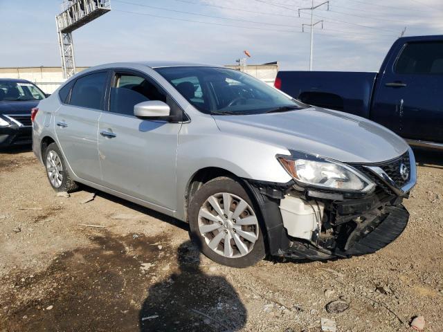 3N1AB7AP1HY309760 - 2017 NISSAN SENTRA S SILVER photo 4