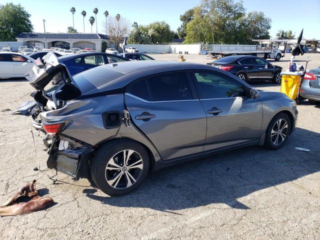 3N1AB8CV1MY245523 - 2021 NISSAN SENTRA SV GRAY photo 3