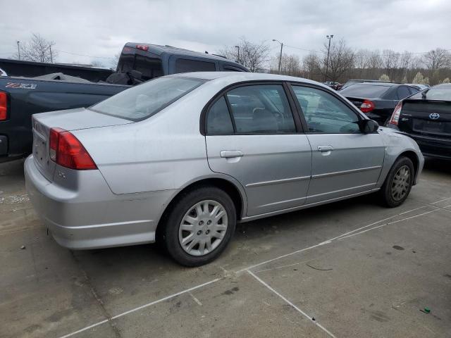 2HGES16535H623674 - 2005 HONDA CIVIC LX SILVER photo 3