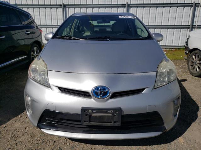 JTDKN3DU5D5628489 - 2013 TOYOTA PRIUS SILVER photo 5