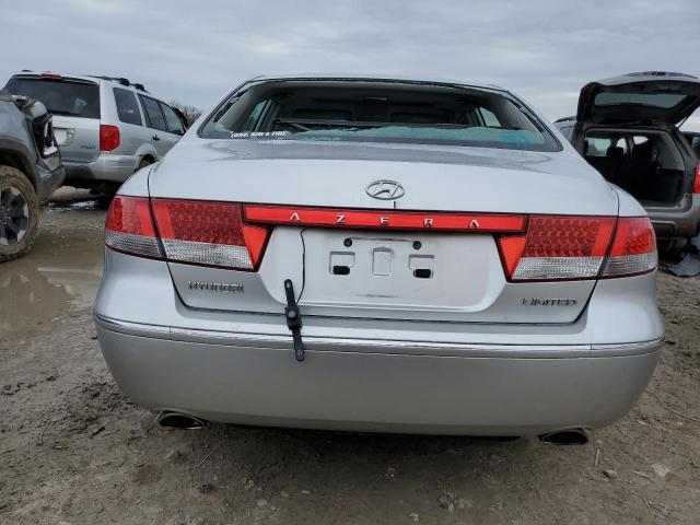 KMHFC46FX7A189017 - 2007 HYUNDAI AZERA SE SILVER photo 6