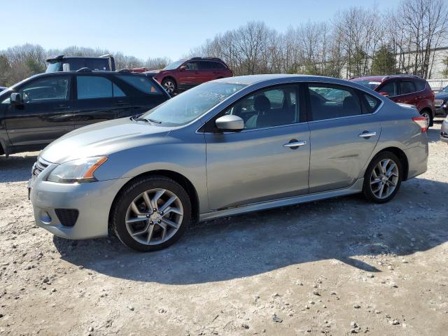 3N1AB7AP3DL693970 - 2013 NISSAN SENTRA S GRAY photo 1