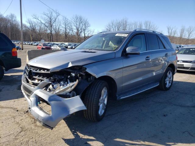 4JGDA5HBXDA152879 - 2013 MERCEDES-BENZ ML 350 4MATIC SILVER photo 1