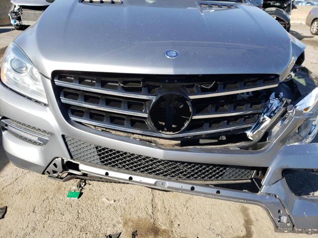 4JGDA5HBXDA152879 - 2013 MERCEDES-BENZ ML 350 4MATIC SILVER photo 12