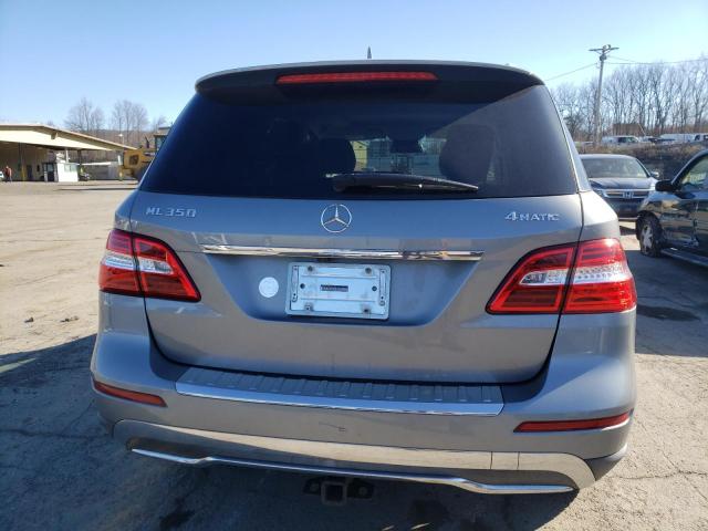 4JGDA5HBXDA152879 - 2013 MERCEDES-BENZ ML 350 4MATIC SILVER photo 6