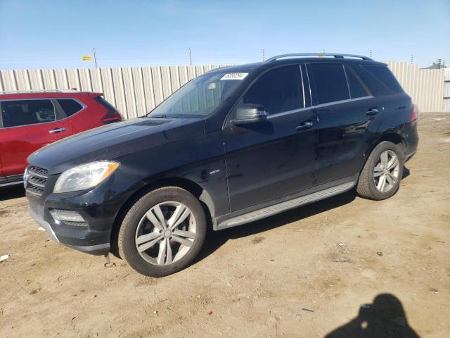 4JGDA5HB4CA090796 - 2012 MERCEDES-BENZ ML 350 4MATIC BLACK photo 1