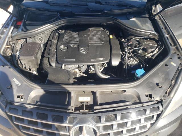 4JGDA5HB4CA090796 - 2012 MERCEDES-BENZ ML 350 4MATIC BLACK photo 11
