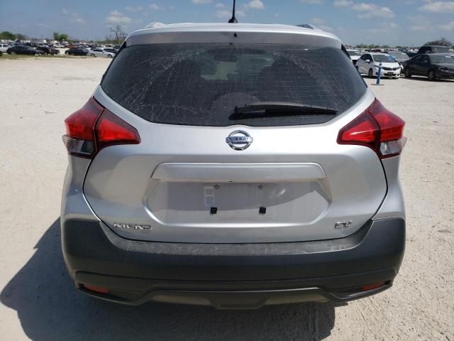 3N1CP5CU7JL527156 - 2018 NISSAN KICKS S SILVER photo 6