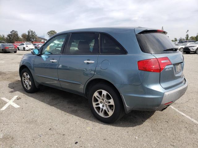 2HNYD28487H542800 - 2007 ACURA MDX TECHNOLOGY BLUE photo 2