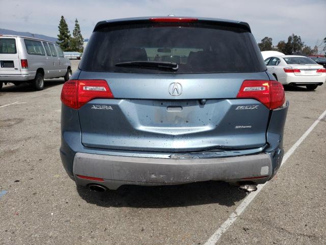 2HNYD28487H542800 - 2007 ACURA MDX TECHNOLOGY BLUE photo 6