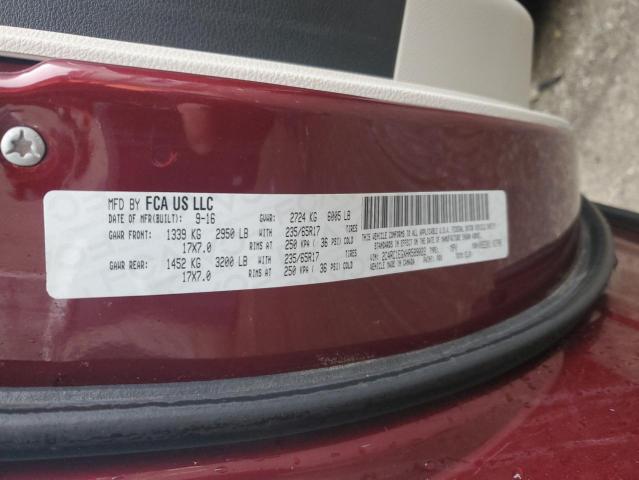 2C4RC1EGXHR589022 - 2017 CHRYSLER PACIFICA TOURING L PLUS RED photo 14